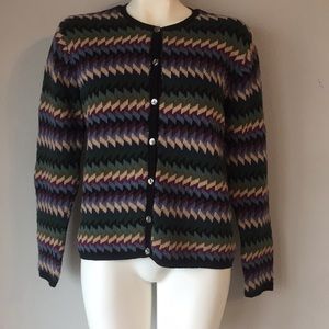 Women’s Talbots Cardigan Sweater Crewneck Small